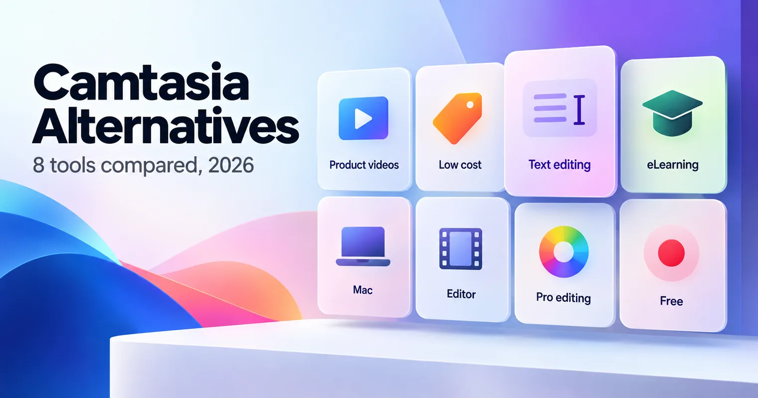 Camtasia Alternatives: 8 Tools Compared and Fact Checked