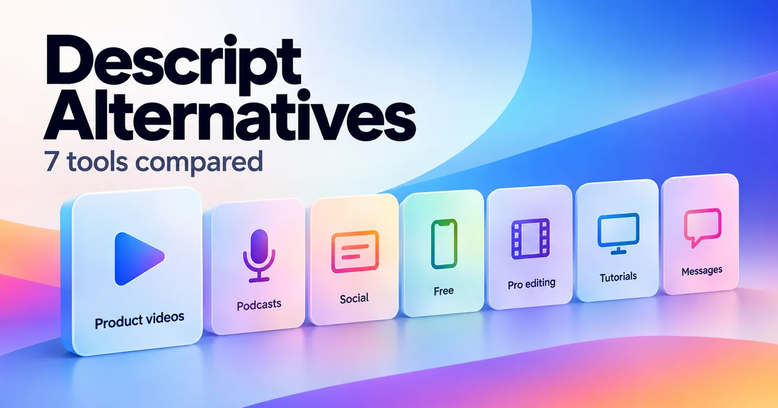 Descript Alternatives: 7 Tools Compared and Fact Checked