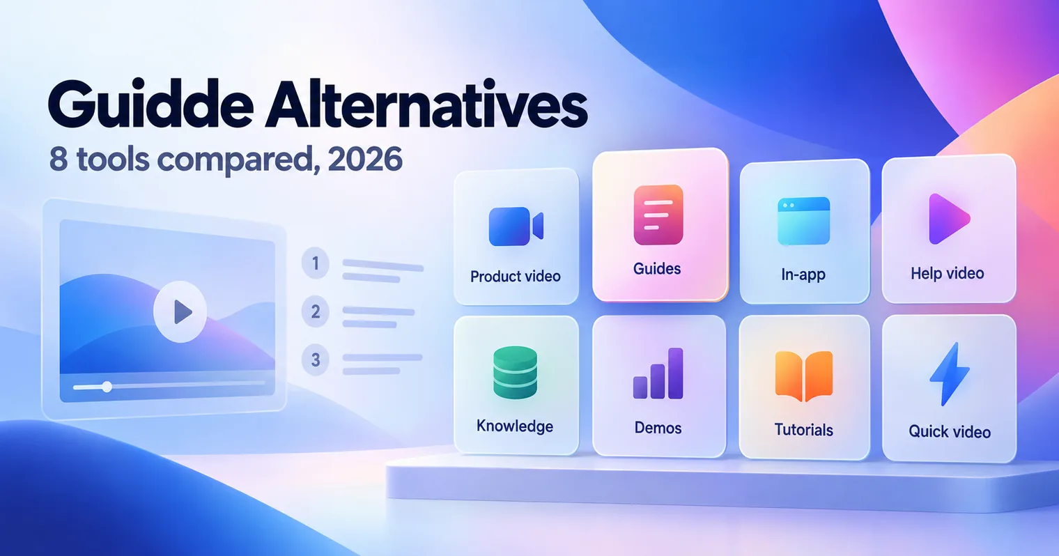 Guidde Alternatives: 8 Tools Compared and Fact Checked