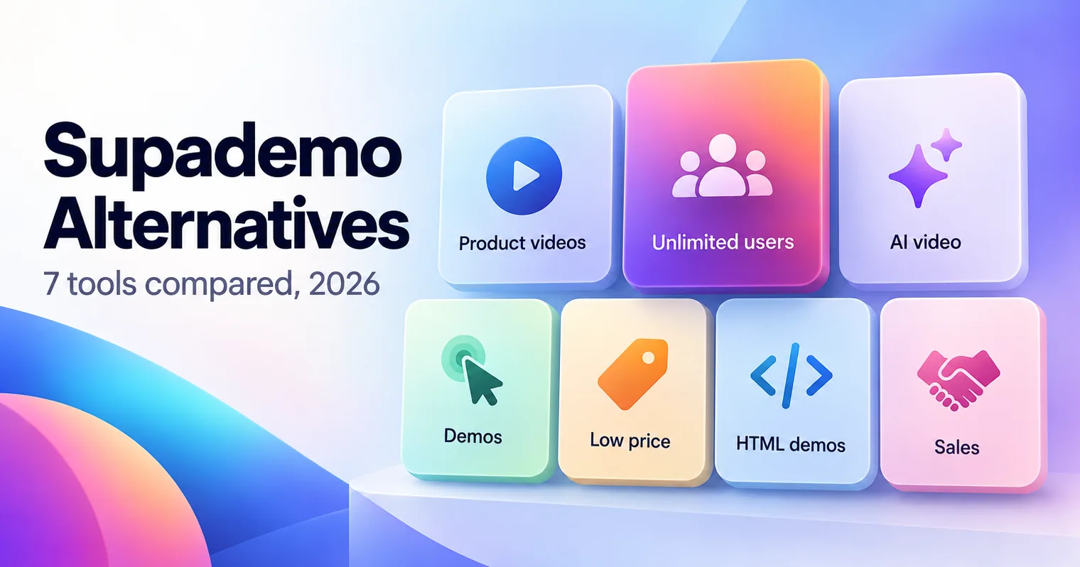 Supademo Alternatives: 7 Tools Compared and Fact Checked