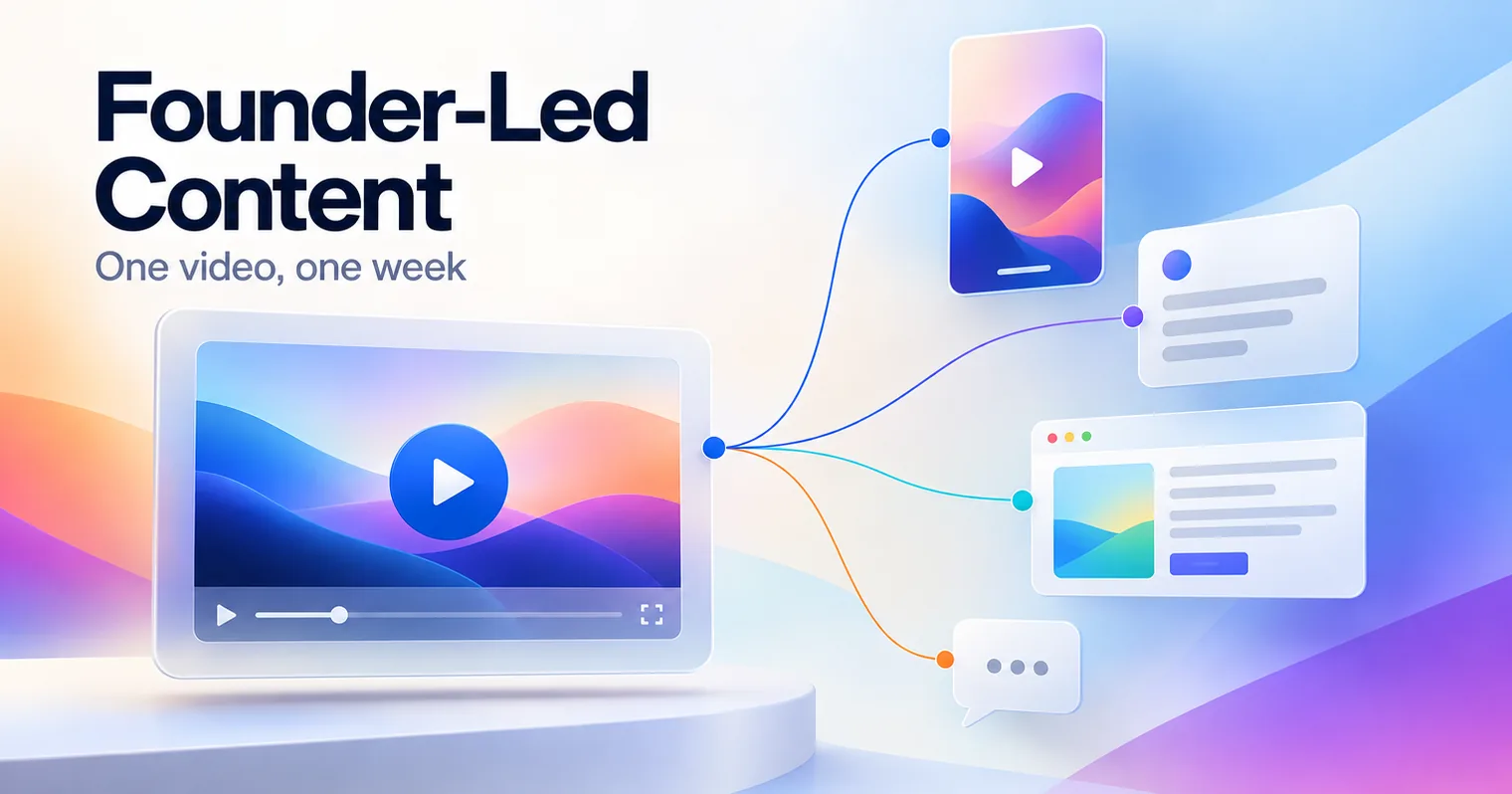 Founder-Led Content: A 4-Hour Video Playbook for Founders